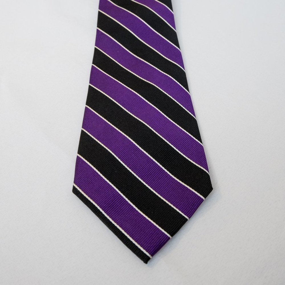 Ralph Lauren Tie 100% Silk stripes 57" x 3.5"